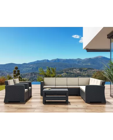 834-M MONACO KÖŞE KOLTUK (Minderli)