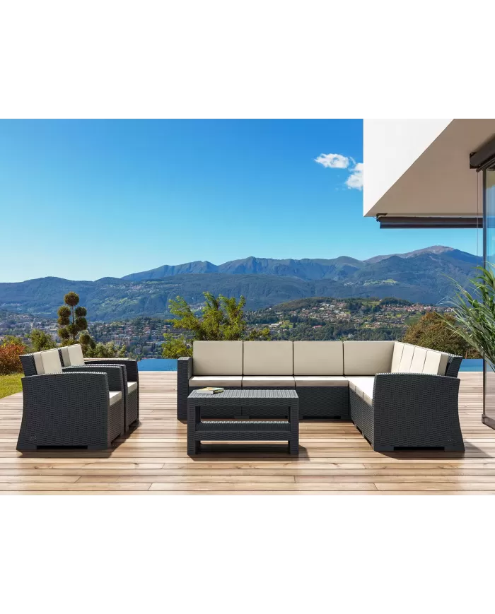 834-M MONACO KÖŞE KOLTUK (Minderli)