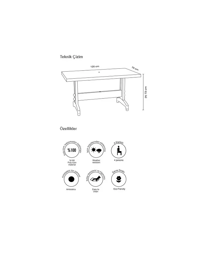 PRESTIGE (70x120 cm - 4 kişilik)