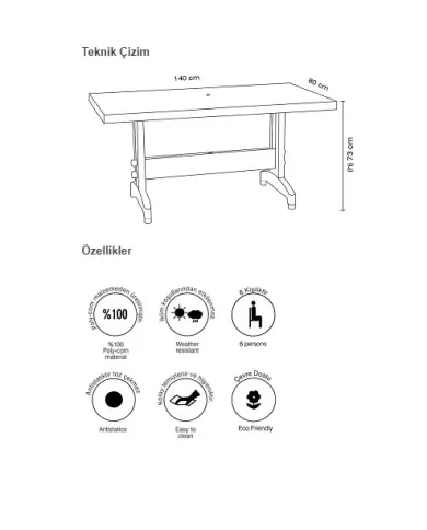 PRESTIGE (80x140 cm - 6 kişilik)