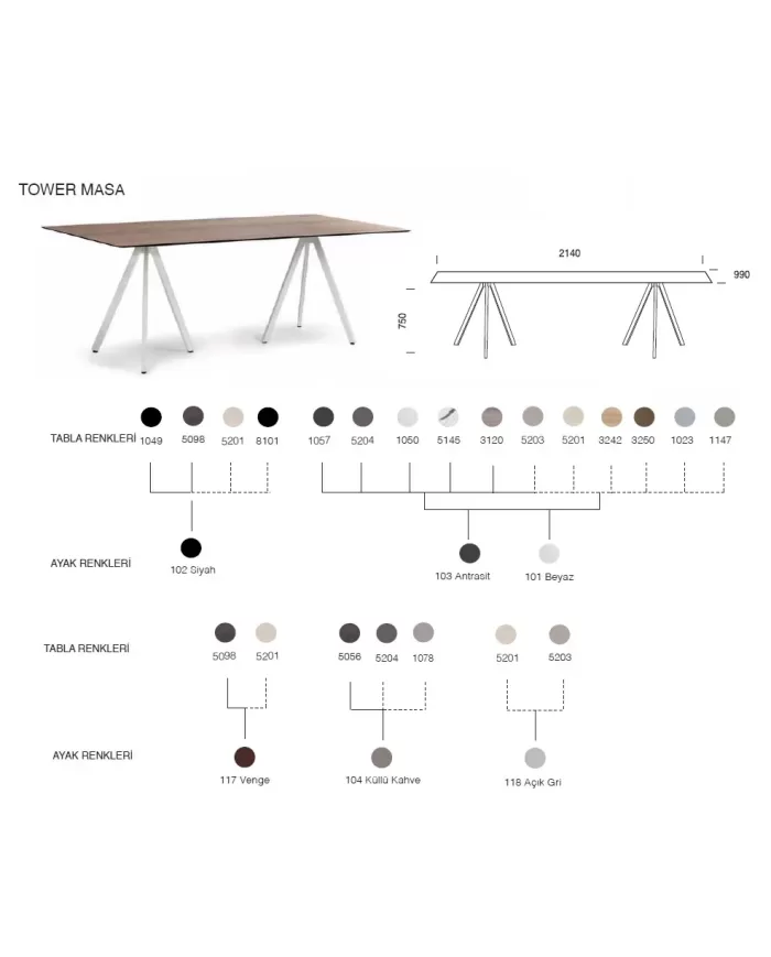 Tower 211 Masa 99x214
