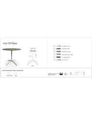Arya 330 Masa Ø79 / 79x79