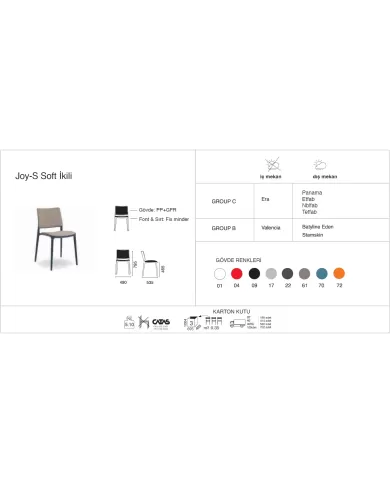 Joy-S Soft İkili Minder