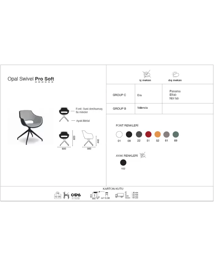 Opal Swivel Pro Soft