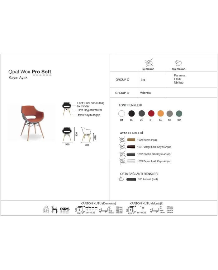 Opal Wox Pro Soft Kayın Ayak